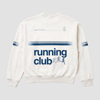 Adidas Como Running Club Striped Sweatshirt