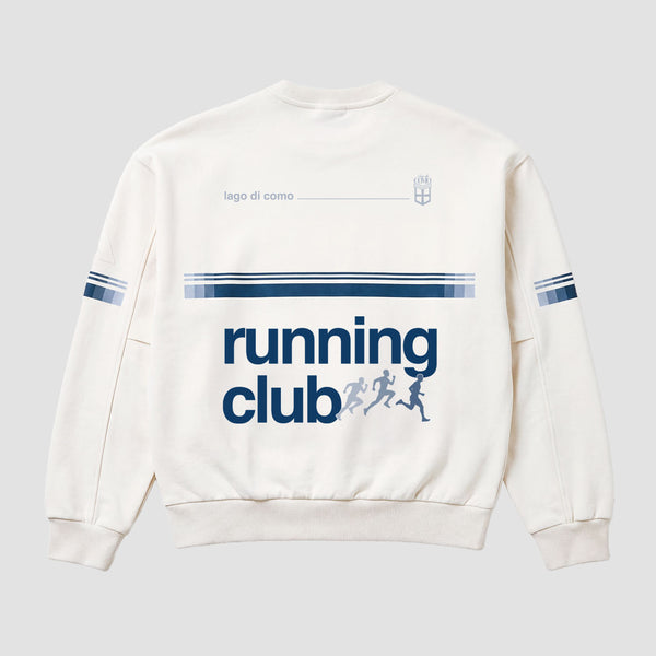 Adidas Como Running Club Striped Sweatshirt
