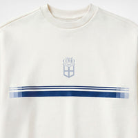 Adidas Como Running Club Striped Sweatshirt