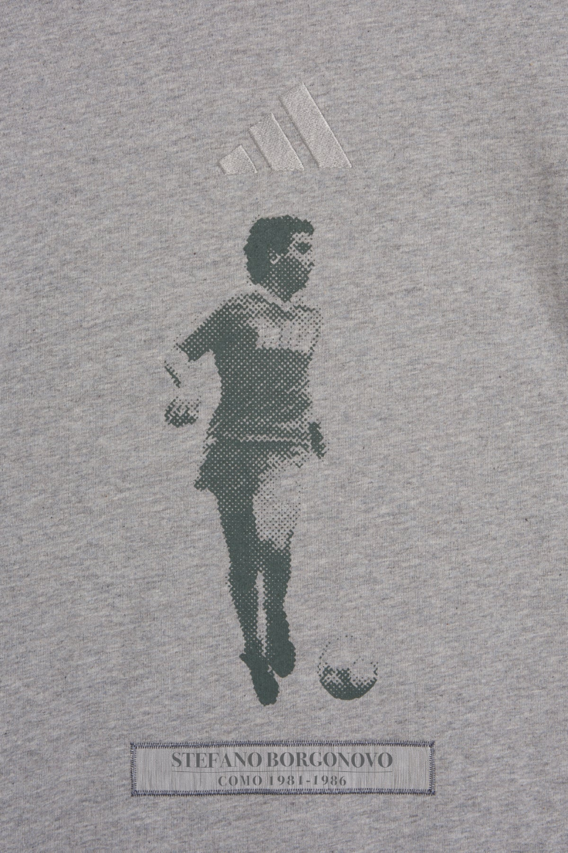 T-shirt Grigia Borgonovo Adidas X Como 1907
