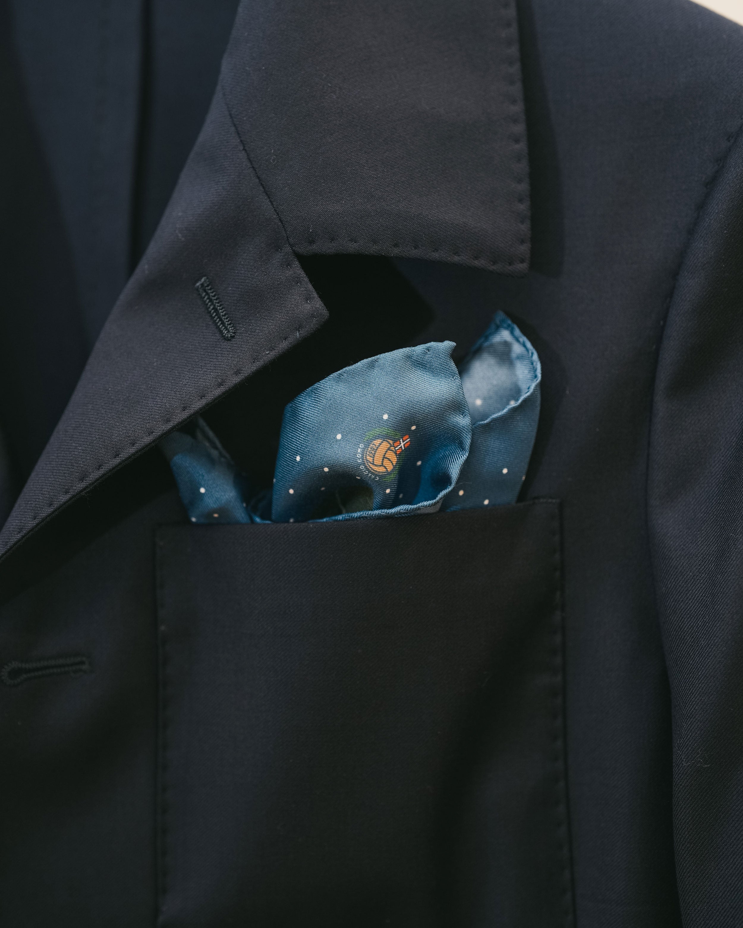 Printed Silk Handkerchief with Sinigaglia Stadium