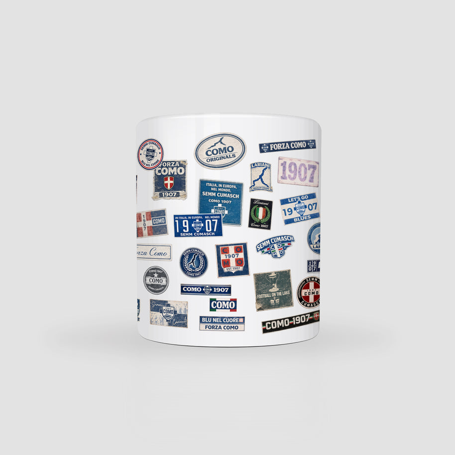 Como 1907 Stickers Mug White