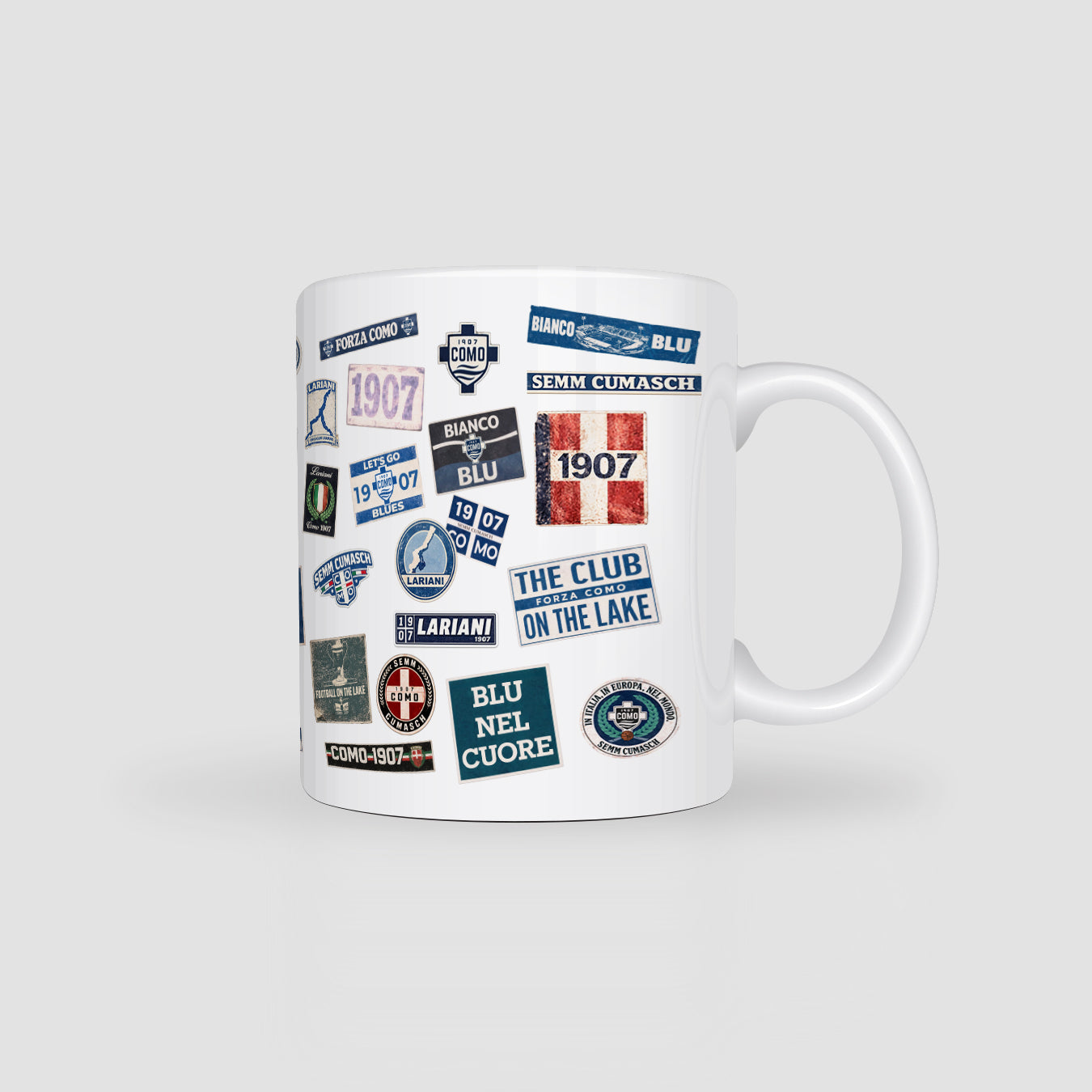 Como 1907 Stickers Mug White
