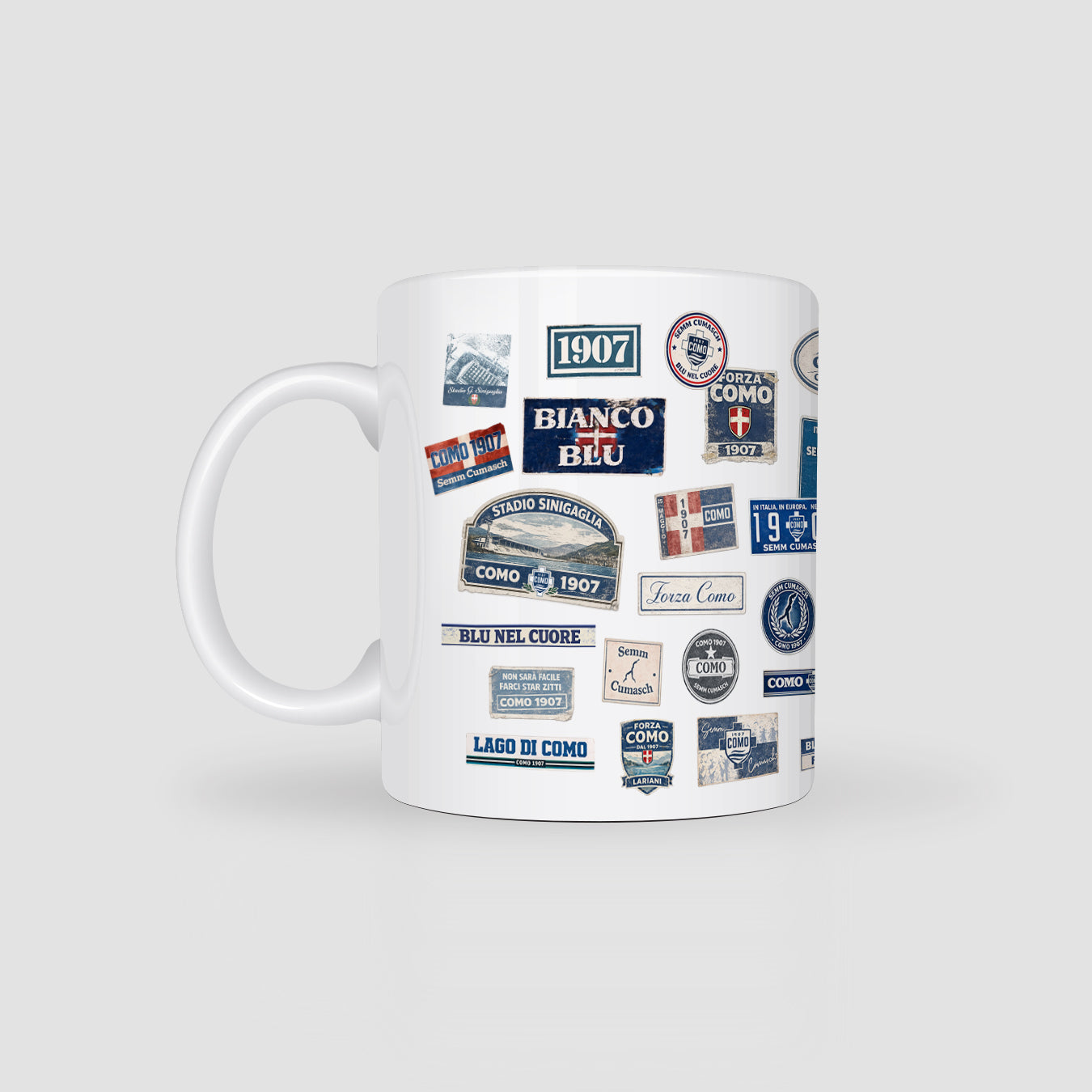 Como 1907 Stickers Mug White