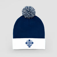 Como 1907 Pom Pom Beanie Blu Navy