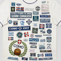 Como 1907 Heritage T-shirt Off White