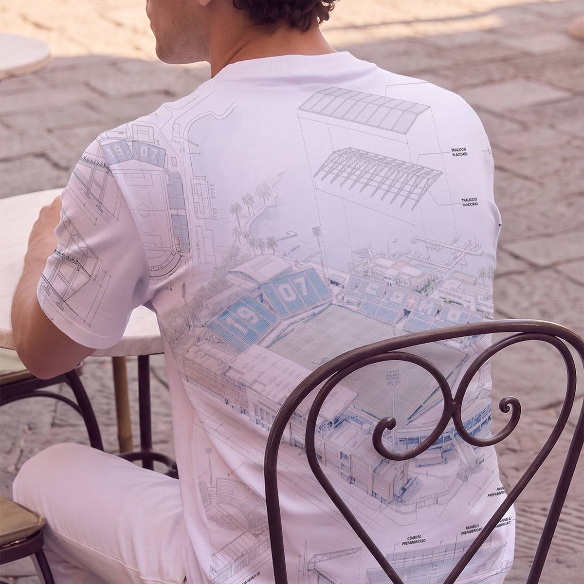 Como 1907 Stadium Arch T-shirt White