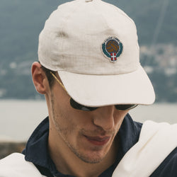 Tailored Linen Cap (Natural Color)